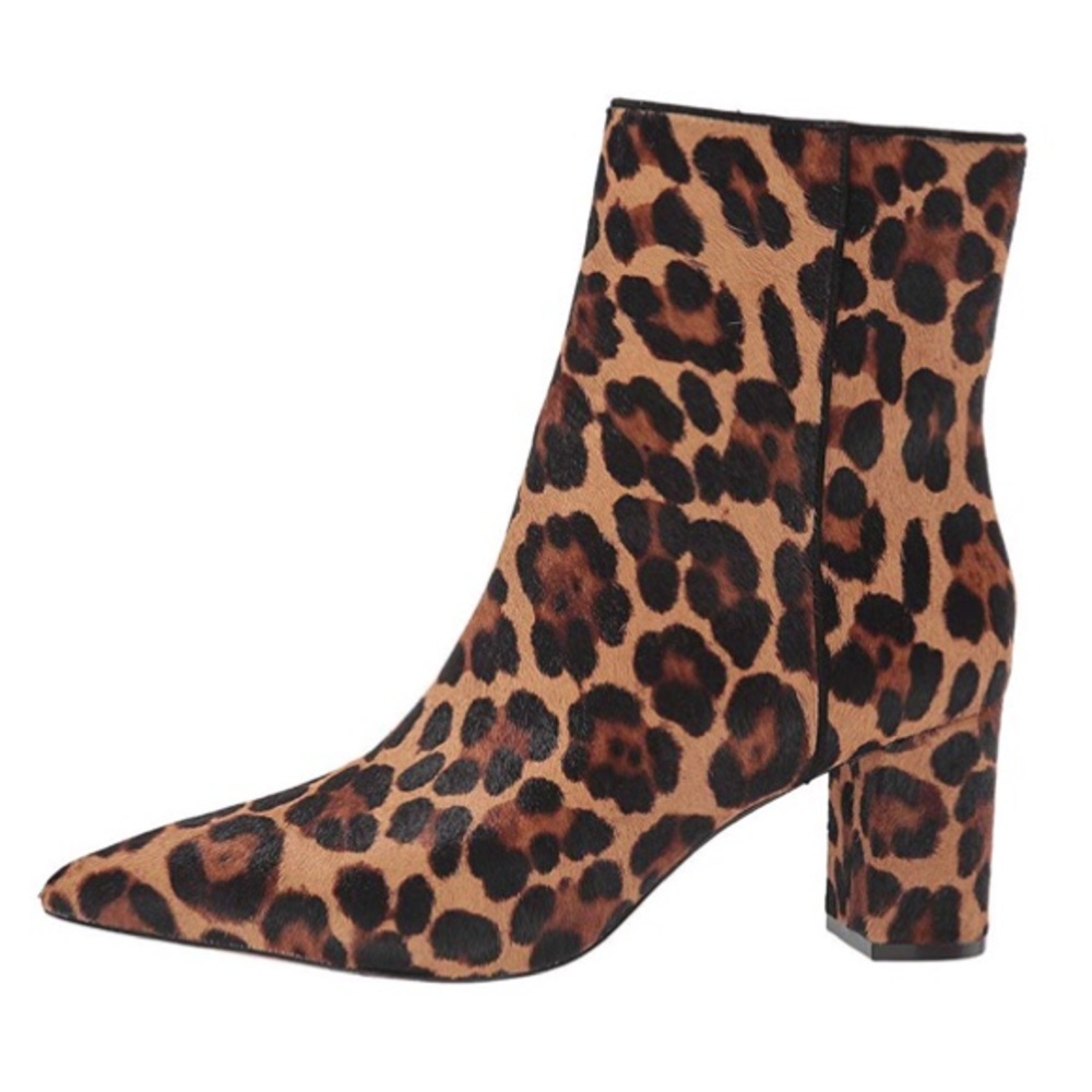 J.Crew Heeled Leopard Print Bootie